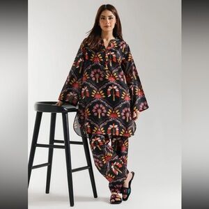 Floral Black Women's Jumpsuit